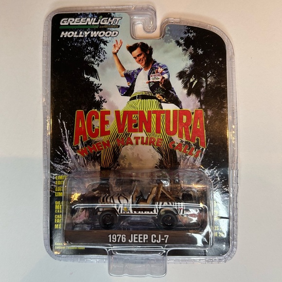 Ace Ventura Toy Car Collectible Rare Greenlight Hollywood Machine Jim Carey - Picture 2 of 4